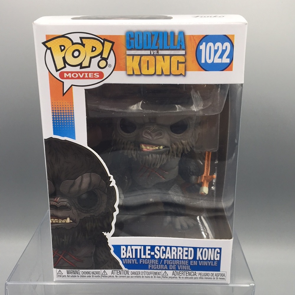1022 Godzilla Kong Battle Scarred Kong Funko Pop